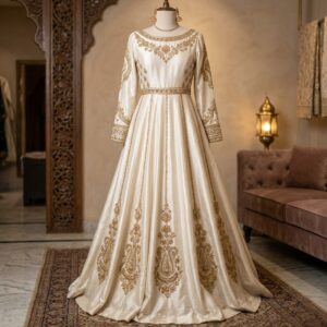 Regal Silk Empress Dress