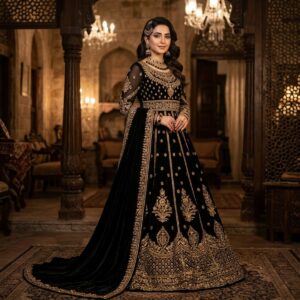 Royal Noir Luxury Gown